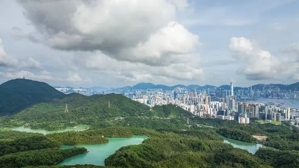 stock image June 22 2024 cityscape Kowloon, Kam Shan Country Park, Hong Kong