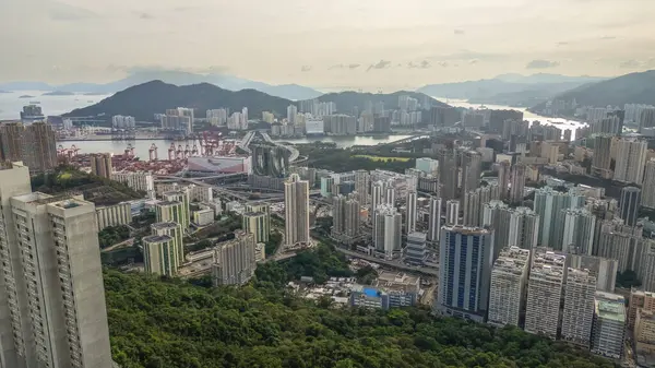 stock image a Bustling Urban Scene in Kwai Fong June 22 2024