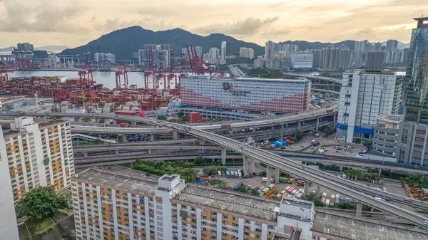 stock image June 22 2024 Everyday Life at Lai King Estate Community