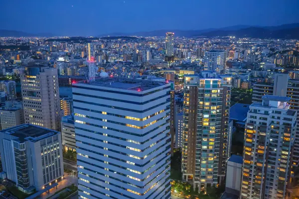 stock image Twilight Over Fukuoka City, Peaceful Fukuoka Skyline May 16 2024