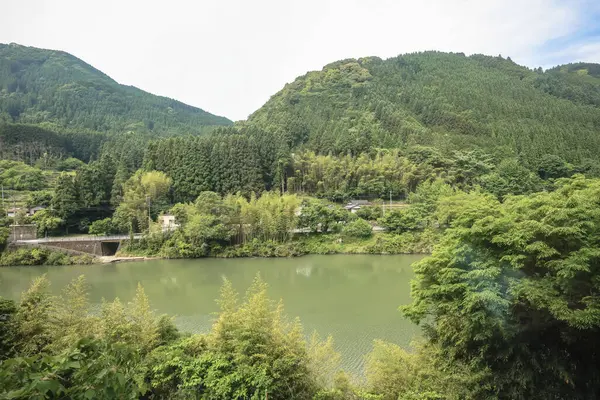 stock image May 15 2024 Japanese countryside village scenery in Fukuoka