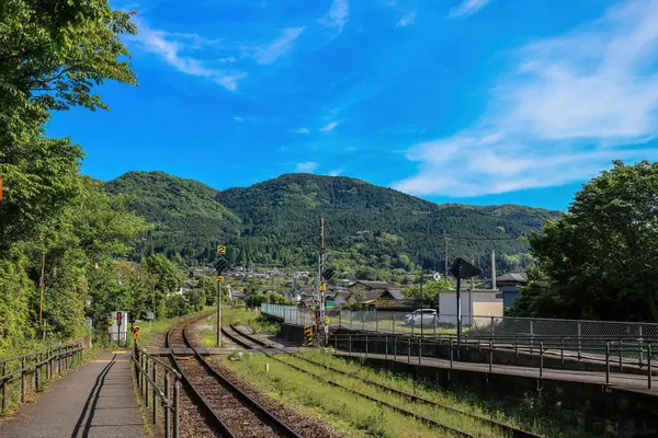 Stock image May 15 2024 Yufuin Station, Gateway to Nagasaki Neighboring Countryside Charm