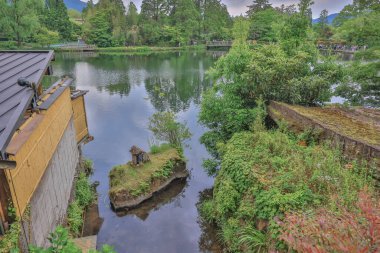 15 Mayıs 2024 Kinrin Gölü nehri, Yufuin japan