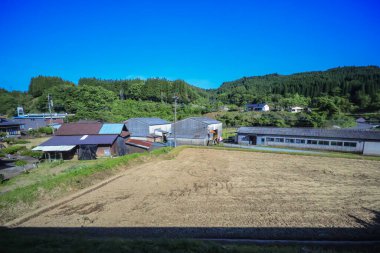 15 Mayıs 2024 'te Oita bölgesinden pitoresk bir kır manzarası