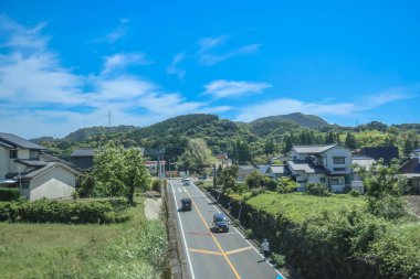 13 Mayıs 2024 Japonya Kırsal Arazisi, Demiryolu Trenlerinden Görüş