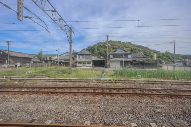 13 Mayıs 2024 Kyushu Manzarası, Demiryolu Trenlerinden Görüş