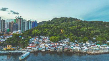 Quaint Ma Wan Village at hong kong June 28 2024 clipart