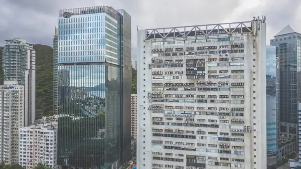 stock image HK City , July 1 2024 a group of business office at Taikoo Place