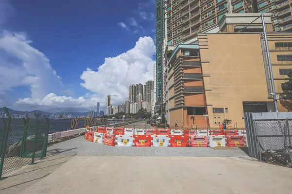 stock image HK City , July 1 2024 Promenade Connecting Cadogan Street in Hong Kong