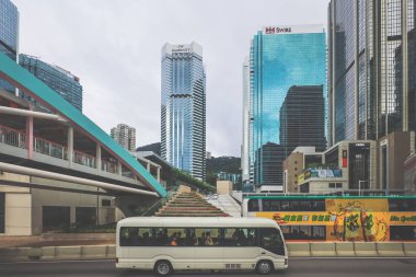 HK, 29 Haziran 2024 Central, Hong Kong Sokak Sahnesi