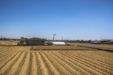 Resimli Rolling Fields, Pastoral Manzaralar Saga Kırsal Bölgesi 14 Mayıs 2024