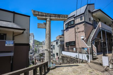 Bir Sanno Tapınağı Tek bacaklı Torii Kapısı 14 Mayıs 2024