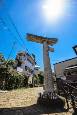 Bir Sanno Tapınağı Tek bacaklı Torii Kapısı 14 Mayıs 2024