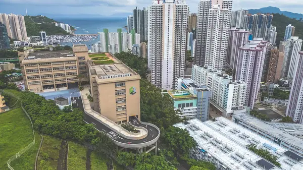 stock image HK June 29 2024 the Residential district in Aberdeen Hong Kong