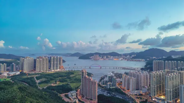 stock image July 3 2024 the Exploring Tseung Kwan O, the cityscape