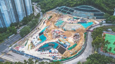 Yau Yue Wan Köyü inşaatı 7 Temmuz 2024