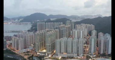 Hong Kong - 25 Haziran 2024: Tseung Kwan O 'da Daireler, Modern Yaşam