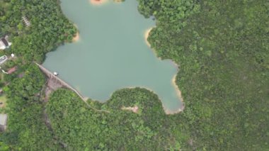 Hong Kong - 29 Haziran 2024: Aberdeen Barajı gündüz görünümü