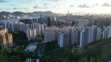 Hong Kong - 6 Temmuz 2024: Ürdün Vadisi, Kowloon, Peninsula 