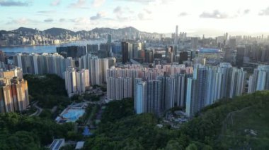 Hong Kong - 6 Temmuz 2024: Ürdün Vadisi, Kowloon, Peninsula 