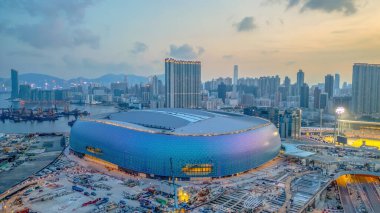 HK şehri 21 Haziran 2024 Kai Tak Spor Parkı Stadyumu İnşaat Altında