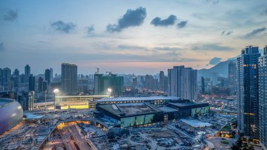 HK şehri 21 Haziran 2024 Kai Tak Spor Parkı Stadyumu İnşaat Altında