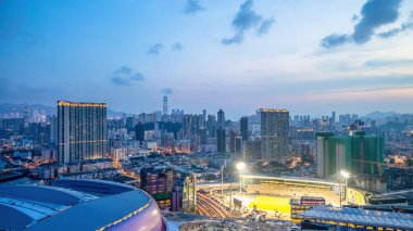 HK şehri 21 Haziran 2024 Kai Tak Spor Parkı Stadyumu İnşaat Altında