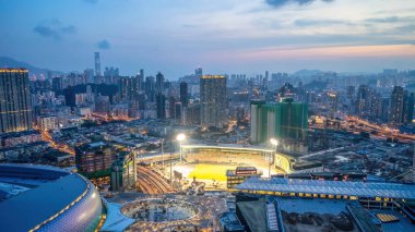 HK şehri 21 Haziran 2024 Kai Tak Spor Parkı Stadyumu İnşaat Altında