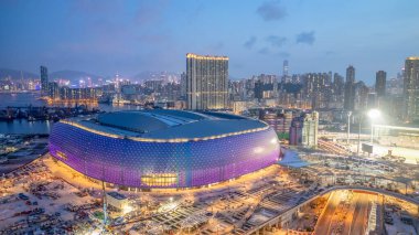 HK şehri 21 Haziran 2024 Kai Tak Spor Parkı Stadyumu İnşaat Altında