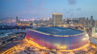 HK şehri 21 Haziran 2024 Kai Tak Spor Parkı Stadyumu İnşaat Altında