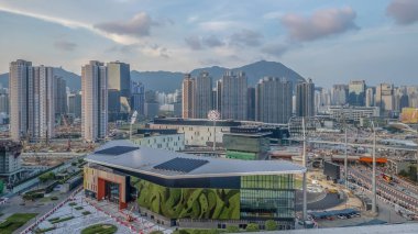HK şehri 21 Haziran 2024 Kai Tak Spor Parkı Stadyumu İnşaat Altında