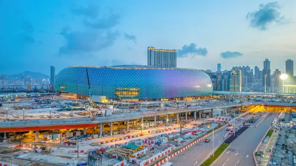 stock image HK city June 21 2024 Kai Tak Sports Park Stadium Under Construction