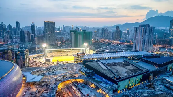 stock image HK city June 21 2024 Kai Tak Sports Park Stadium Under Construction