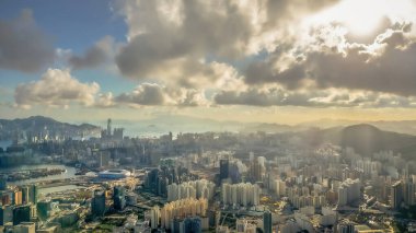 6 Temmuz 2024 Doğu yakasının Kowloon Yarımadası, Hong Kong