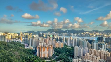 Ürdün Vadisi 'nden, Kowloon Yarımadası manzaralı 6 Temmuz 2024