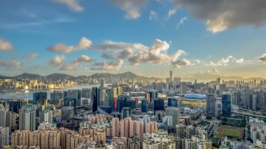 Kowloon Körfezi Hong Kong şehri 6 Temmuz 2024