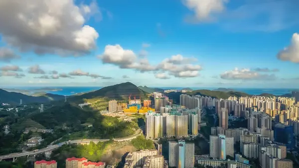 stock image the landscape of kwun tong residential area, hk July 6 2024