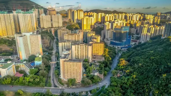 stock image July 6 2024 the location of Shun Lee and Shun On Estate, hk