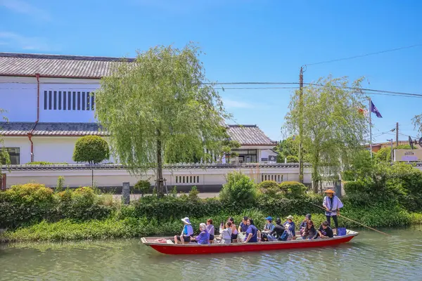 17 Mayıs 2024 Yanagawa Nehri Tekne Turu Fukuoka ili, Kyushu, Japonya.