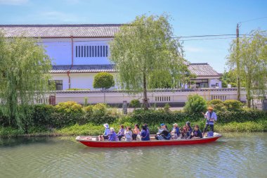 17 Mayıs 2024 Yanagawa Nehri Tekne Turu Fukuoka ili, Kyushu, Japonya.