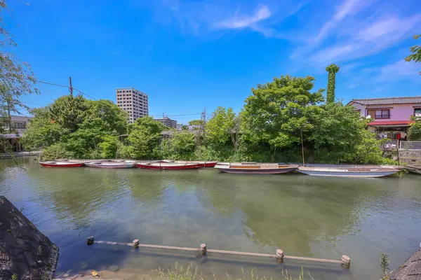 stock image May 17 2024 the cityscape of the Yanagawa, fukuoka prefecture, japan