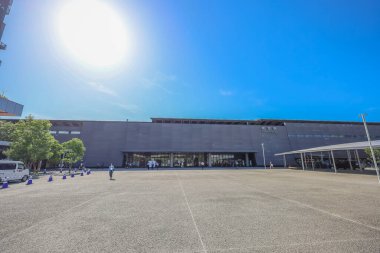 Kumamoto Meydanı, Kumamoto İstasyonu, Japonya 17 Mayıs 2024