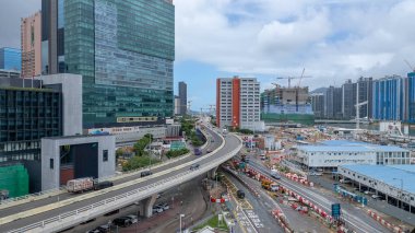 Kwun Tong HK, 20 Temmuz 2024. Hong Kong 'la bir kwun tong geçidi.