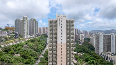 Kwun Tong HK, July 20 2024 the group of public Estate at Shun Tin Estate clipart