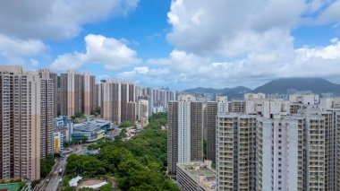 Kwun Tong HK, 20 Temmuz 2024 Sau Mau Ping kwun Tong, Hong Kong
