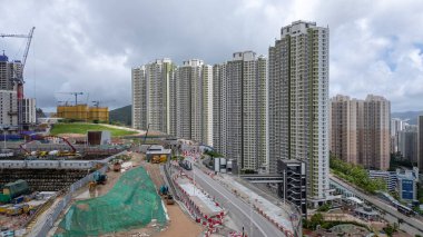 Kwun Tong HK, Temmuz 2024 Anderson Yolu, Hong Kong 'daki gelişim manzarası