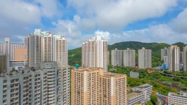 Kwun Tong HK, Temmuz 2024 Anderson Yolu, Hong Kong 'daki gelişim manzarası