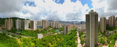Kwun Tong HK, 20 Temmuz 2024. Hong Kong 'la bir kwun tong geçidi.