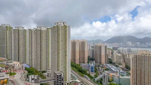 stock image Kwun Tong HK, July 2024 a view of Development at Anderson Road, hong kong