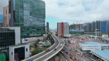 Hong Kong - 20 Temmuz 2024: Kwun Tong baypas 